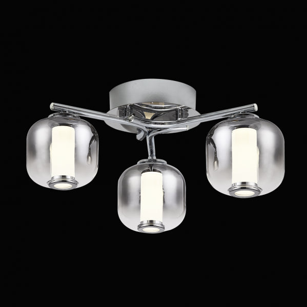 MALVINA chandelier 5W metal / crystal chrome