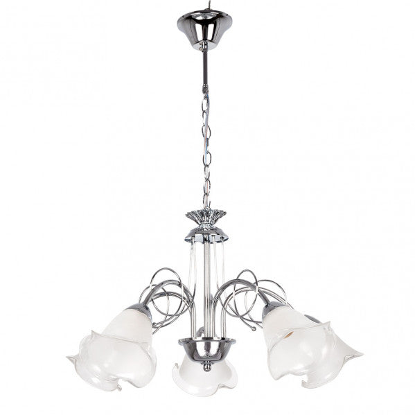 ADELFA chandelier 5xE14 chrome