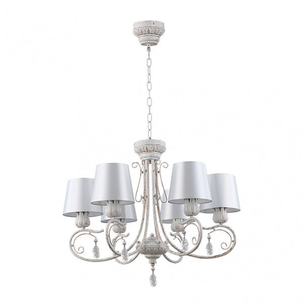 CLEMATIS chandelier 6xE14 white