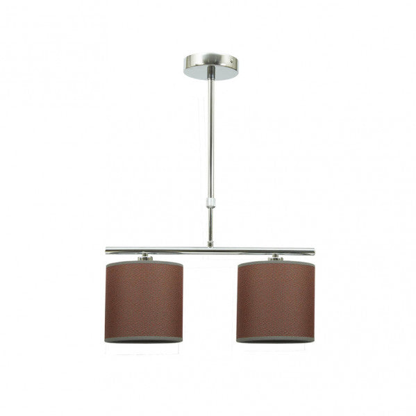 SENDEROS chandelier 2xE14 metal / textile