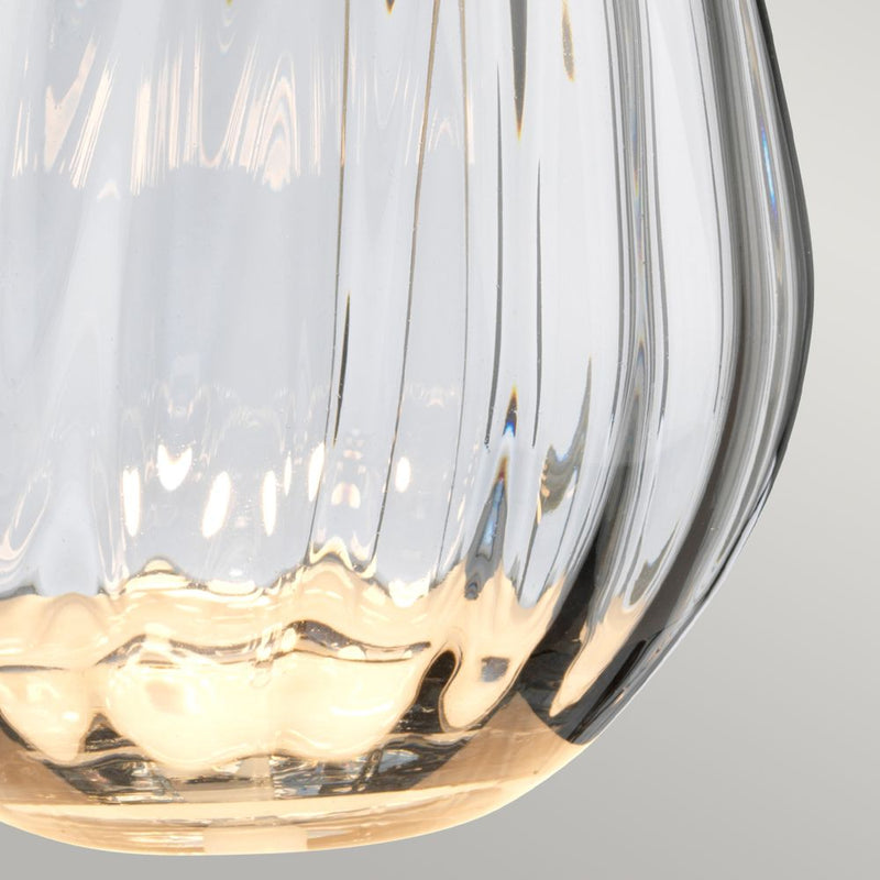 Table lamp Elstead Lighting (LENA-TL-S-PLUM) Lena glass, smooth satin, metal E27