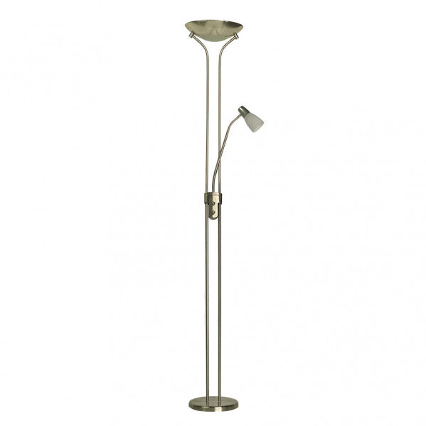 ROSS floor lamp 2xE27 / E14 metal / crystal leather