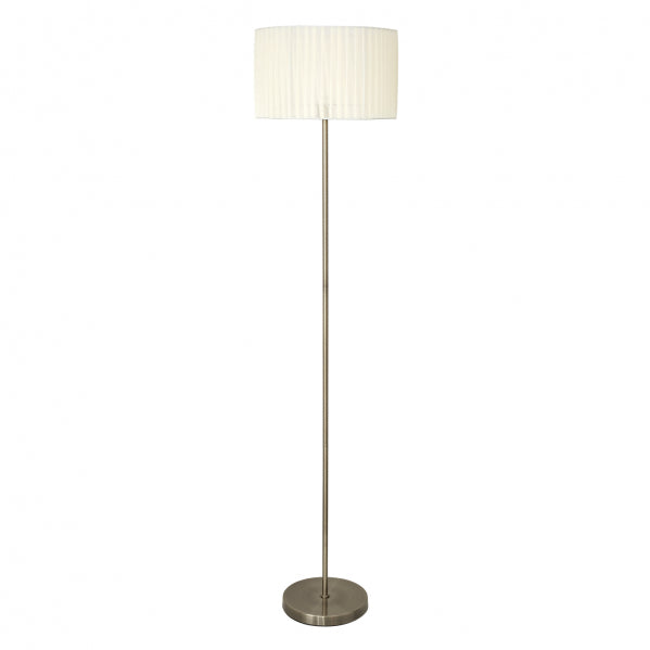 DURANGO floor lamp 1xE27 metal / textile leather