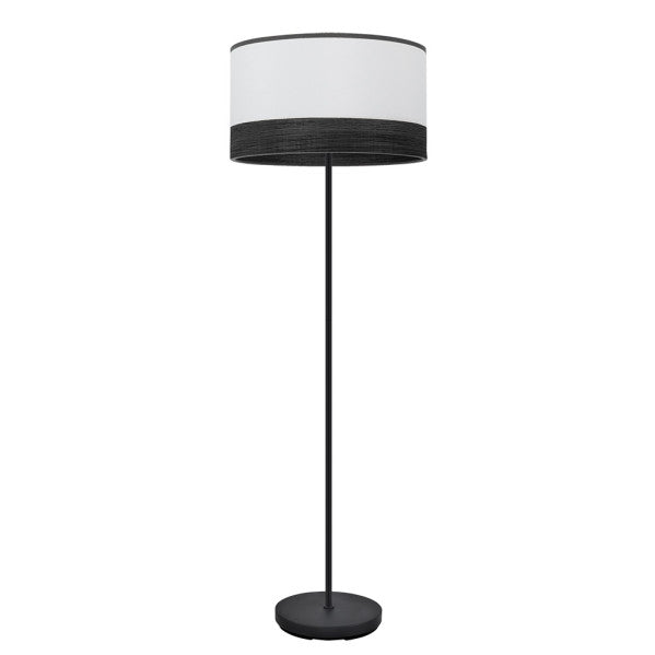 OLGA floor lamp 1xE27 metal / textile white