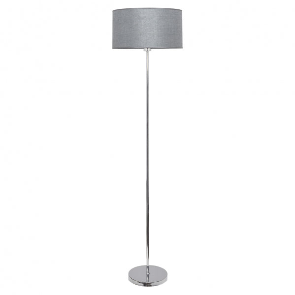 AXEL floor lamp 1xE27 metal / textile silver