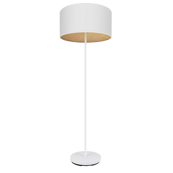 TANIA floor lamp 1xE27 metal / textile white