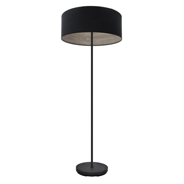 TANIA floor lamp 1xE27 metal / textile black