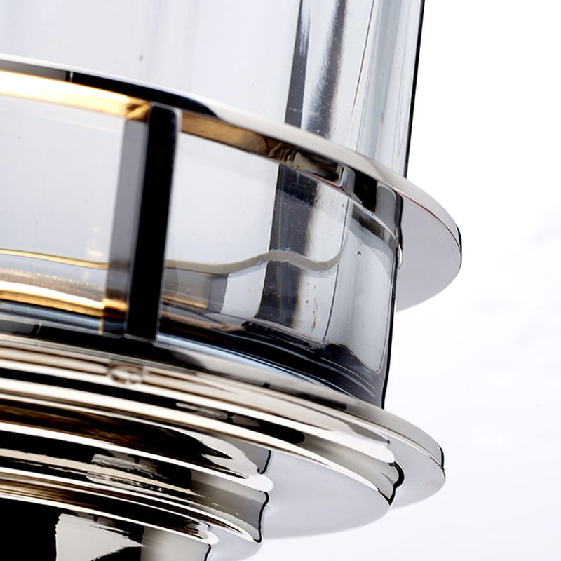 Table lamp Quintiesse (QN-ARNO-SMOKE-PN) Arno steel, optical glass GX53