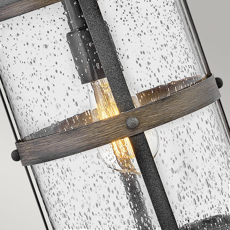 Outdoor wall light Hinkley (QN-LAKEHOUSE2-M-DZ) Lakehouse aluminium, clear seeded glass E27