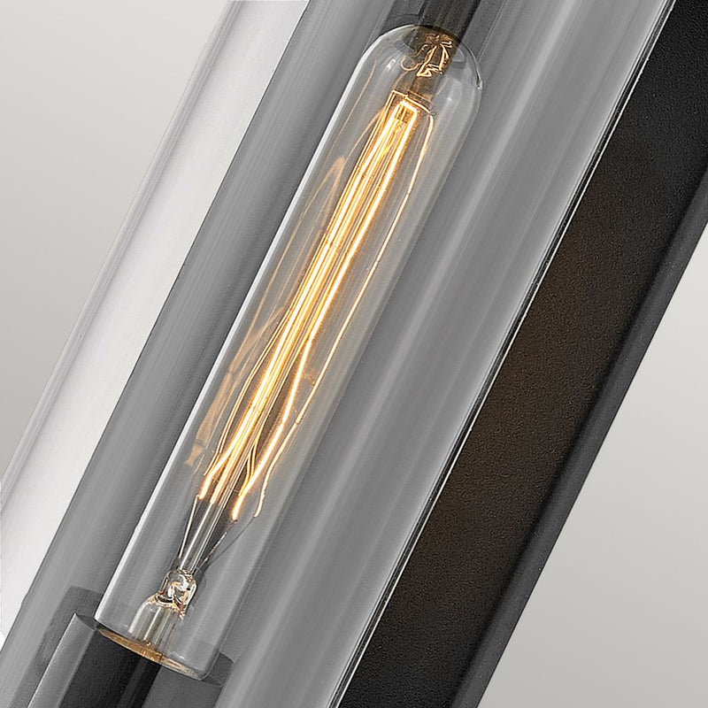 Outdoor wall light Hinkley (QN-PEARSON-M-TK) Pearson aluminium, brass & clear glass E27