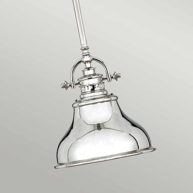 Pendant lamp Quoizel (QZ-EMERY-P-S-IS) Emery metal, glass E27