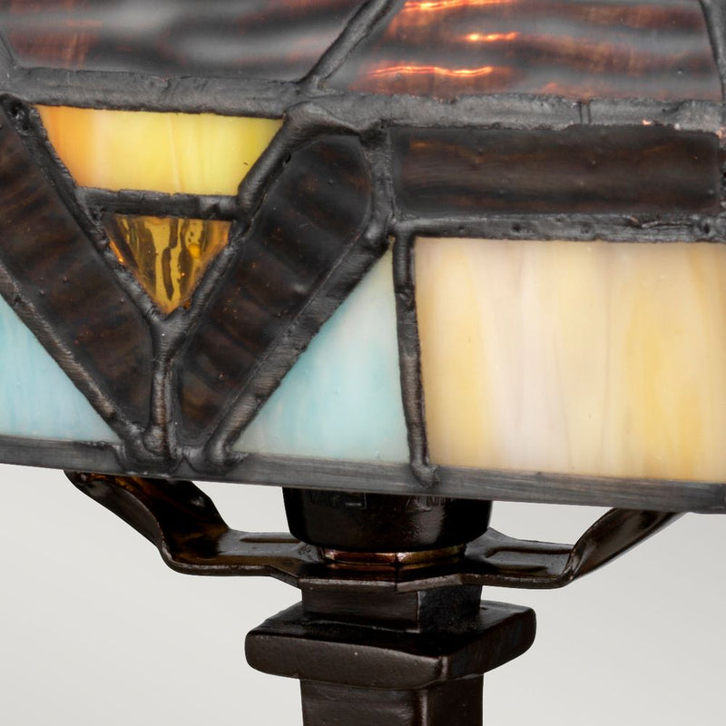 Table lamp Quoizel (QZ-HOLMES-TL) Holmes tiffany glass, metal E14