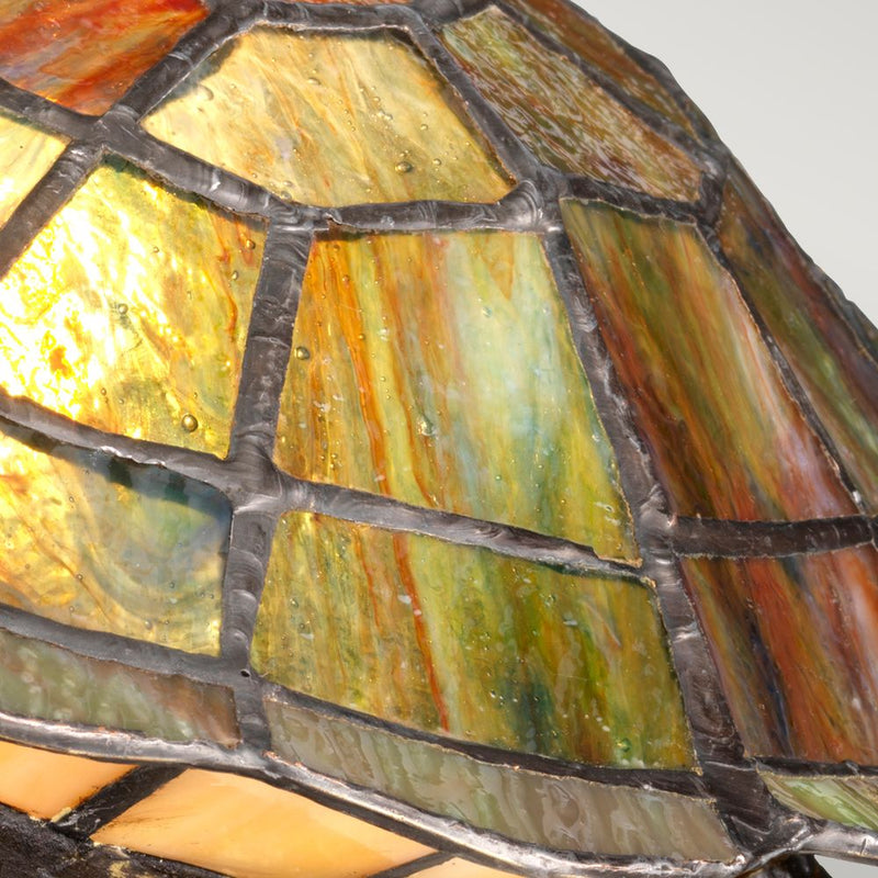 Table lamp Quoizel (QZ-SAWBACK-TL) Tiffany Animal lamp tiffany glass G9