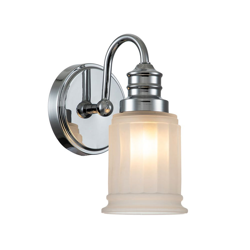 Wall sconce Quoizel (QZ-SWELL1-PC-BATH) Swell steel, glass G9