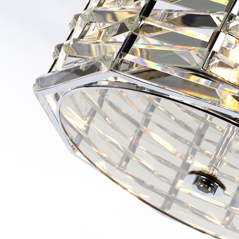 Pendant lamp Elstead Lighting (SHOAL-4P) Shoal steel, crystal, glass E27 4 bulbs