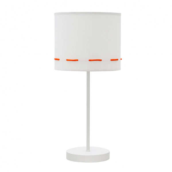 TRAZOS table lamp 1xE14 textile orange