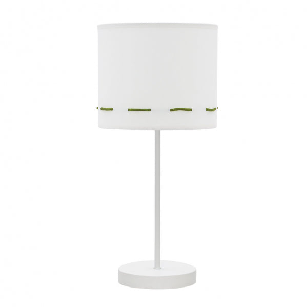 TRAZOS table lamp 1xE14 textile green