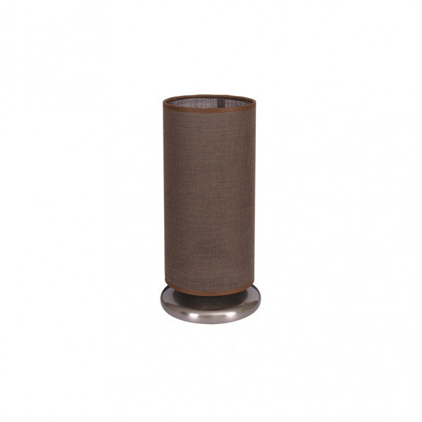 ALTEA table lamp metal / textile brown