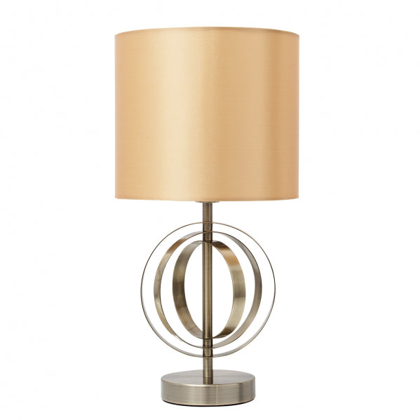 ALFENA table lamp metal / textile bronze