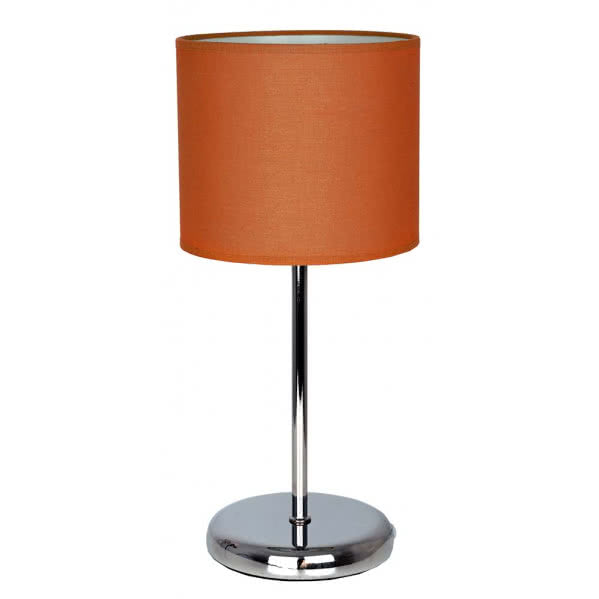 ADRIATICO table lamp 1xE14 metal / textile orange