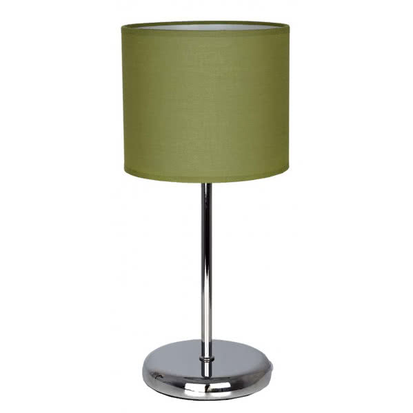 ADRIATICO table lamp 1xE14 metal / textile green