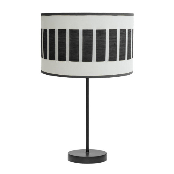 IVANNA table lamp 1xE27 metal / textile white