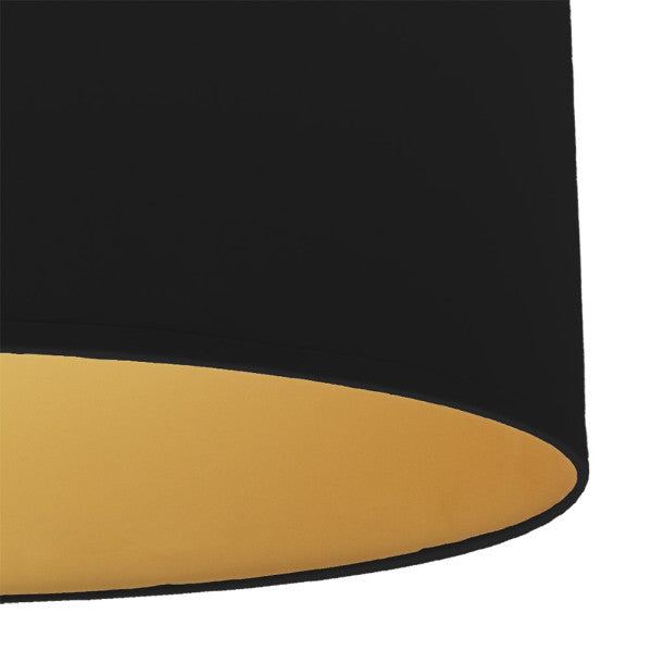 ANUSKA table lamp 1xE14 metal / textile black