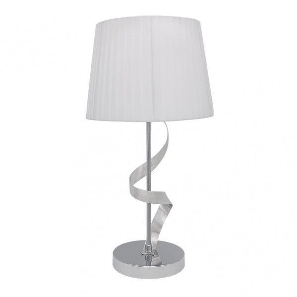 BAEZA table lamp 1xE27 chrome