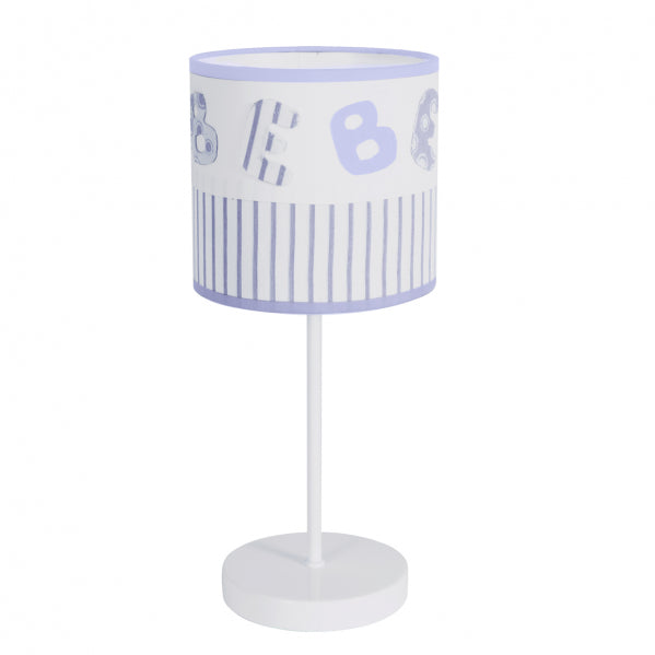 BEBE table lamp 1xE14 metal / textile blue