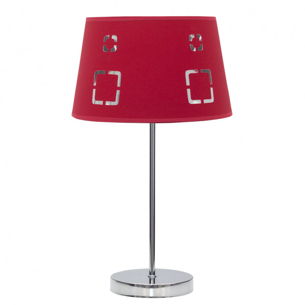 CELAYA table lamp 1xE14 metal / textile red