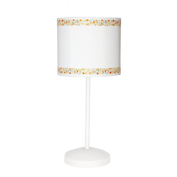 CENEFA table lamp 1xE14 metal / textile white