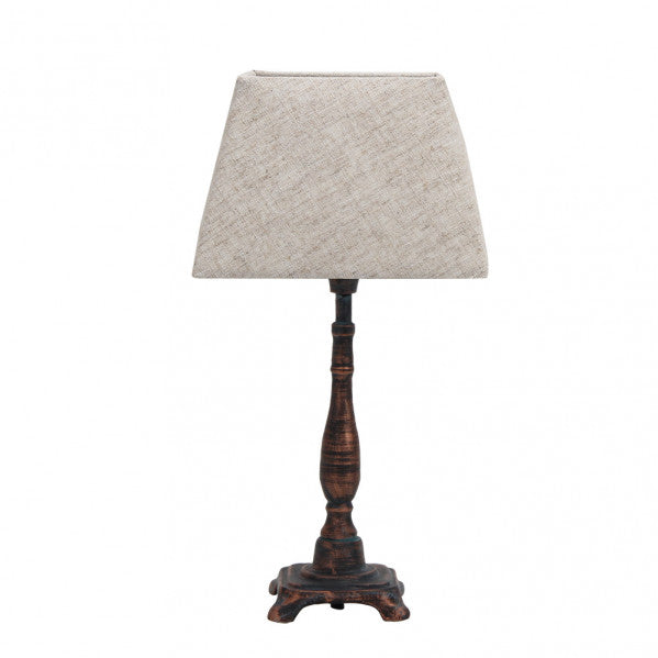 CICLIDO table lamp 1xE27 brown