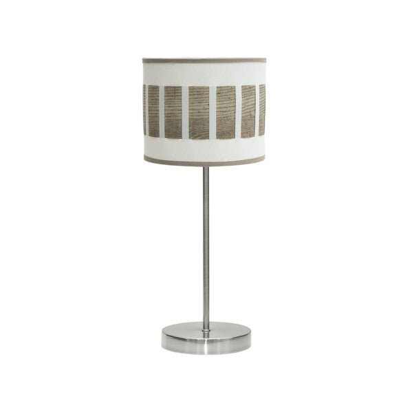 IVANNA table lamp 1xE14 metal / textile white