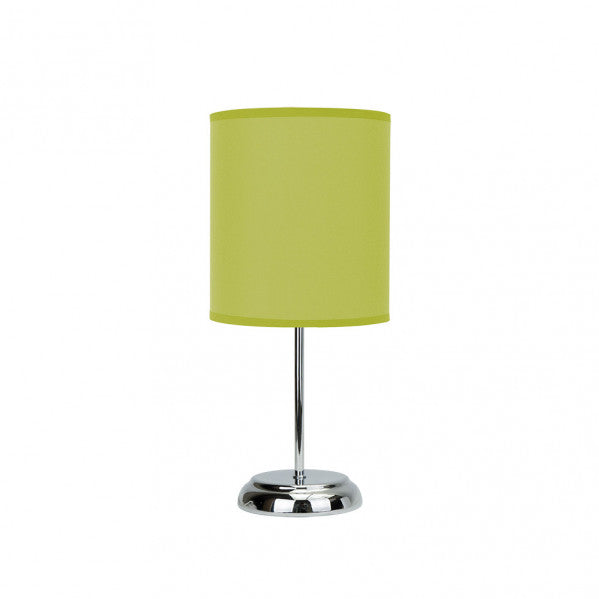 NICOLE table lamp 1xE14 metal / textile green