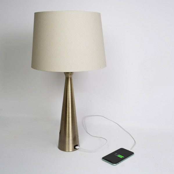 PEARL table lamp 1xE27 leather