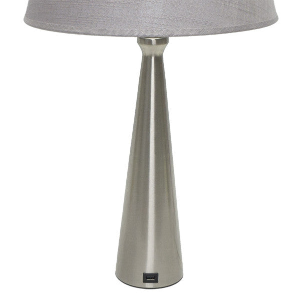 PEARL table lamp 1xE27 nickel