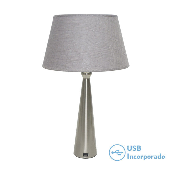 PEARL table lamp 1xE27 nickel