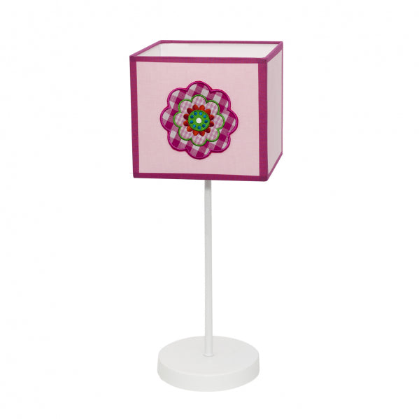 PETALO table lamp 1xE14 textile pink