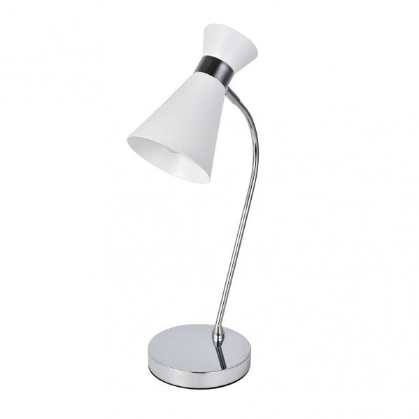 PETRA desk lamp 1xE14 metal white