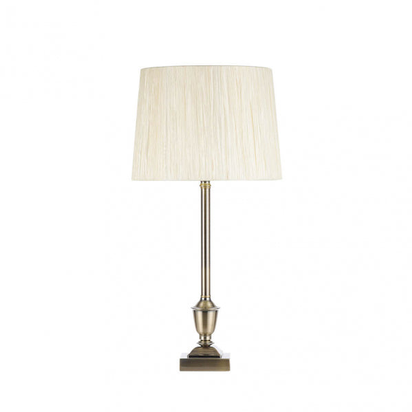 ROBLE table lamp 1xE27 leather