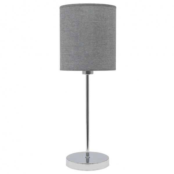 AXEL table lamp 1xE14 metal / textile silver