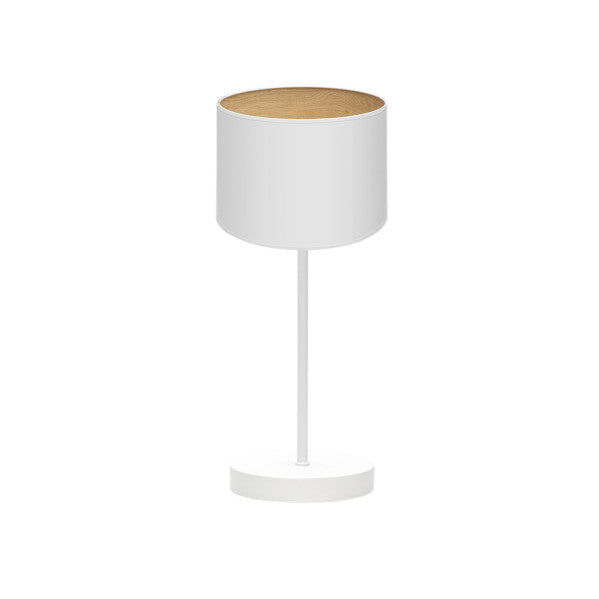 TANIA table lamp 1xE14 metal / textile white