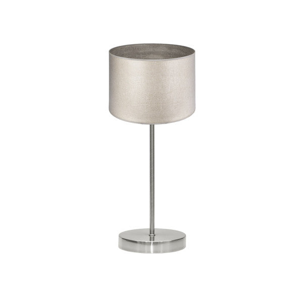 TANIA table lamp 1xE14 metal / textile grey