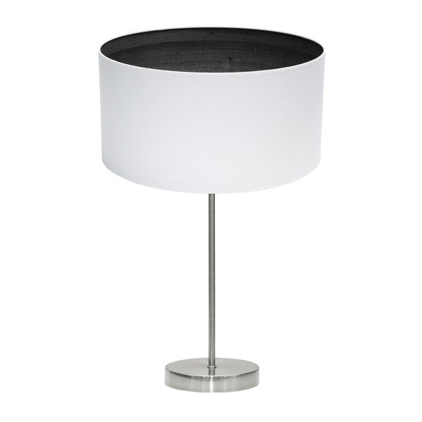 TATIANA table lamp 1xE27 metal / textile white
