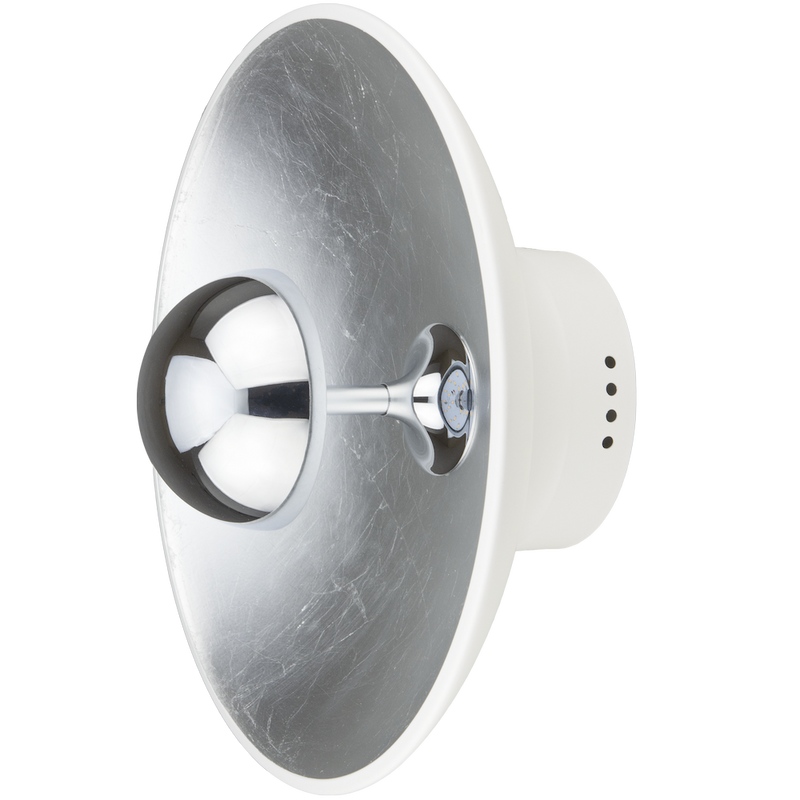 Flush mount SYDNEY silver LED