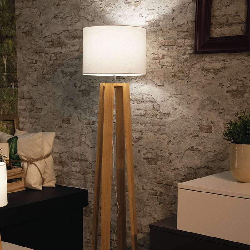 Floor lamp Luce Ambiente e Design BERRY wood E27