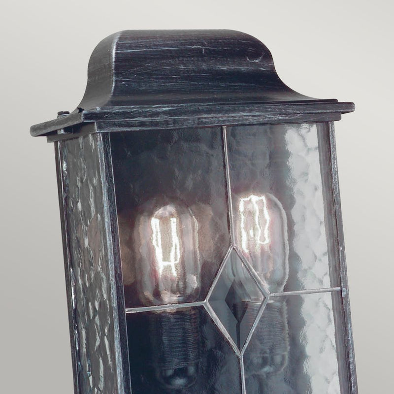 Outdoor wall light Elstead Lighting (WX7) Wexford metal, glass E27 2 bulbs