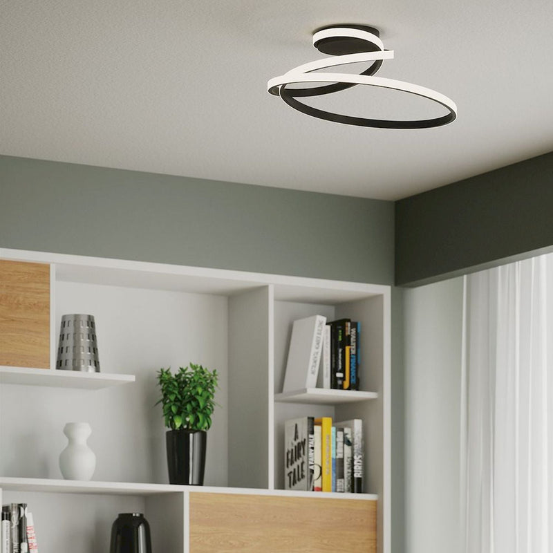 Flush mount Luce Ambiente e Design COASTER aluminum LED